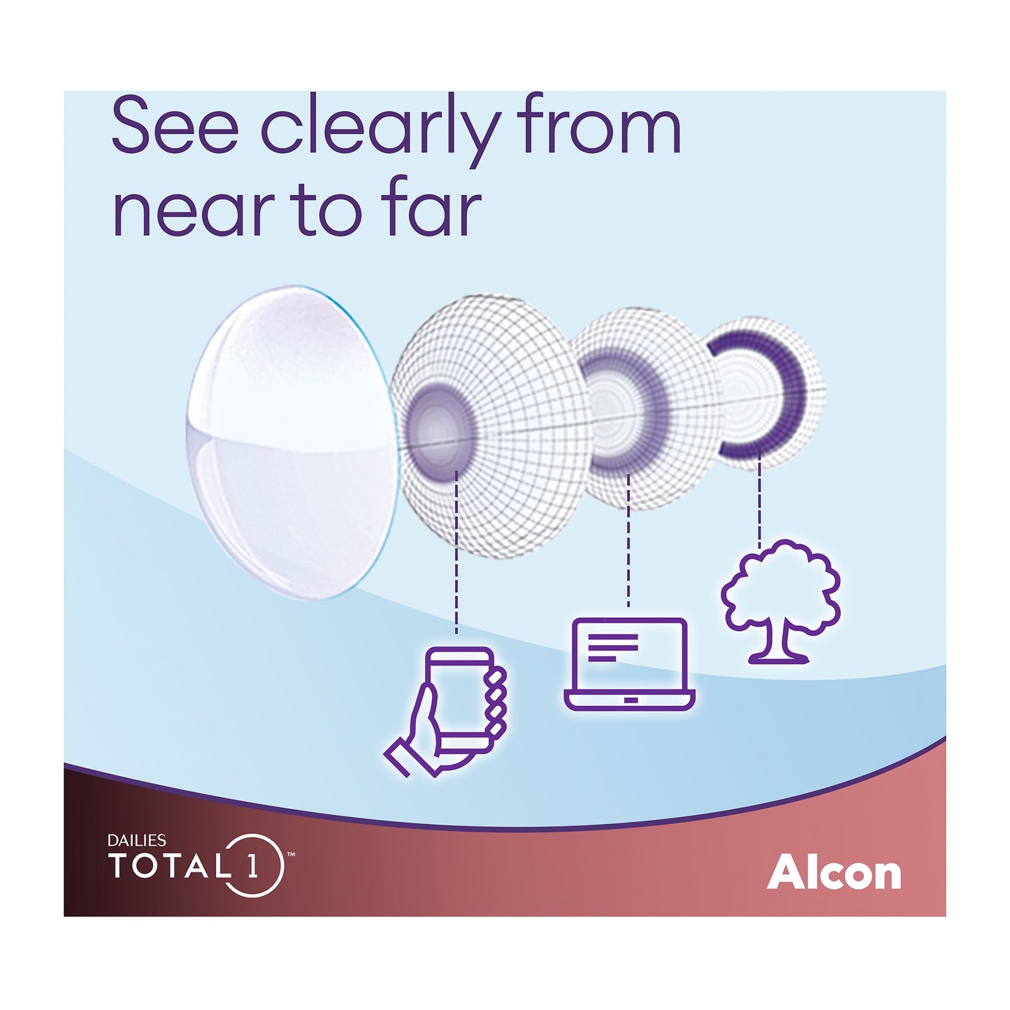 Alcon Dailies Total 1 Multifocal Daily Contact Lenses 90 Pack Value Size