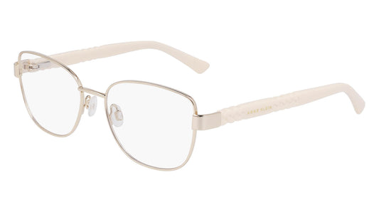 Anne Klein AK5101 Cat Eye Prescription Glasses Frames - Gold Metal