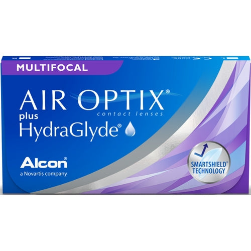 Alcon Air Optix Plus HydraGlyde Multifocal Contact Lenses for Presbyopia