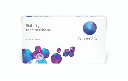 CooperVision Biofinity Toric Multifocal Contact Lenses for Astigmatism & Presbyopia
